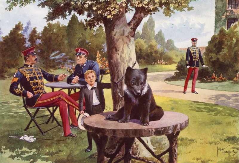 Nalle, 11. husaarien lemmikkikarhu tekijältä after Edgar Alfred Holloway