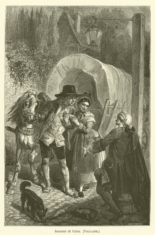 Jeannot ja Colin, Voltaire tekijältä after Emile Antoine Bayard