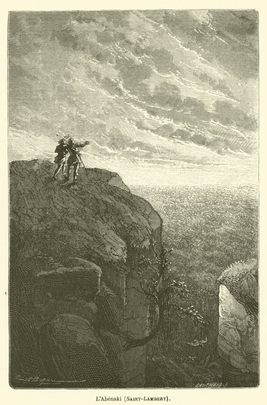 LAbenaki, Saint-Lambert tekijältä after Emile Antoine Bayard
