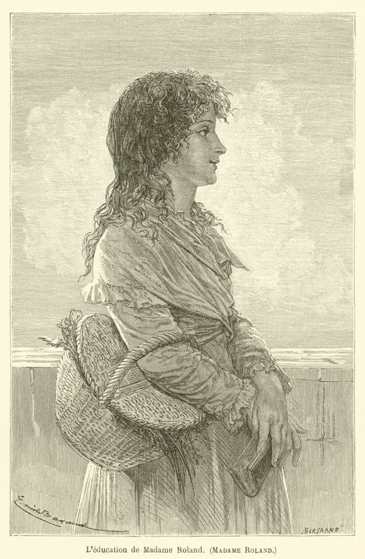 Sijainti Päivä Madame Roland, Madame Roland tekijältä after Emile Antoine Bayard