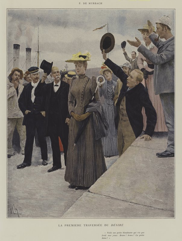 Halun ensimmäinen ylitys tekijältä after Felicien baron de Myrbach Rheinfeld
