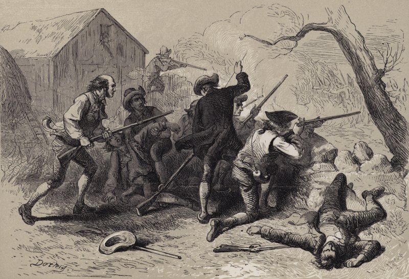 Lexingtonin taistelu tekijältä after Felix Octavius Carr Darley