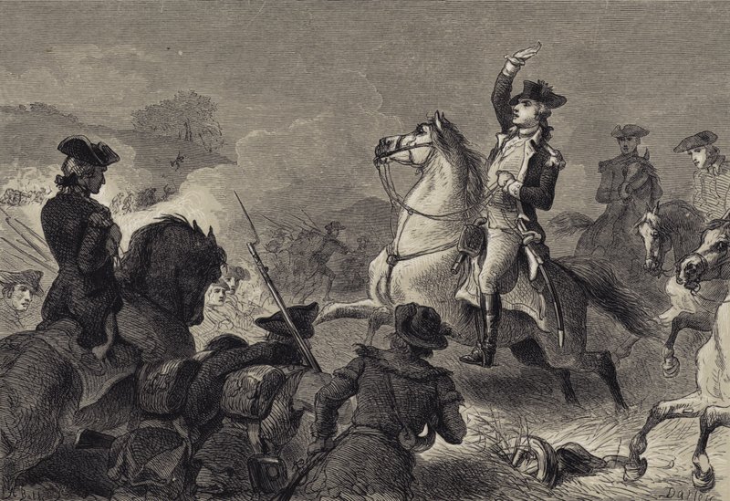 Washington Monmouthissa tekijältä after Felix Octavius Carr Darley