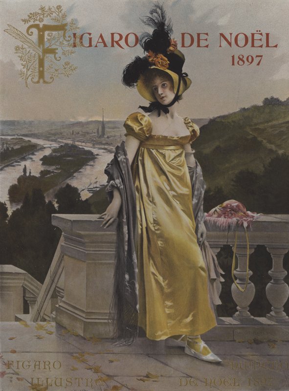 Viendra-t-il? (Tuleeko hän?). Le Figaro Illustren kansi, joulukuu 1897 tekijältä after Francois Flameng