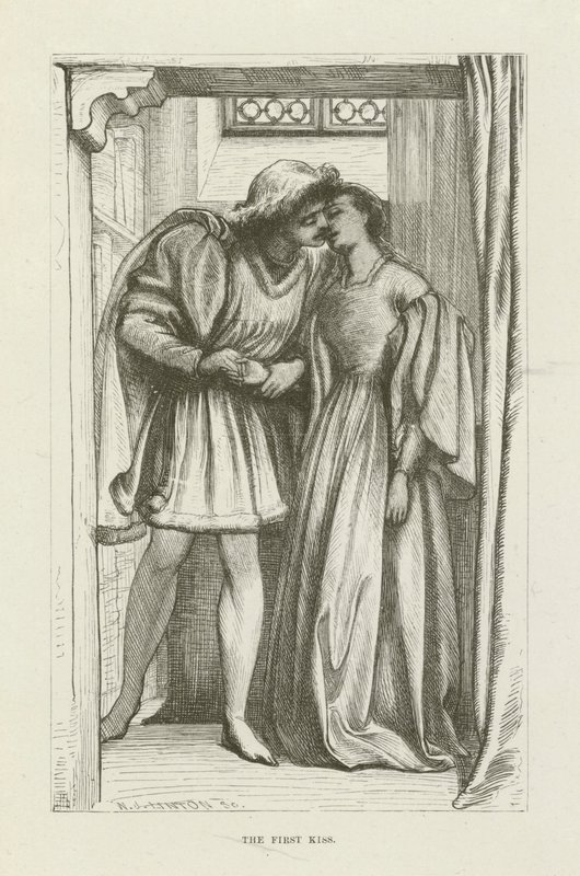 George Eliotin kuvitus Romolalle tekijältä after Frederic Leighton