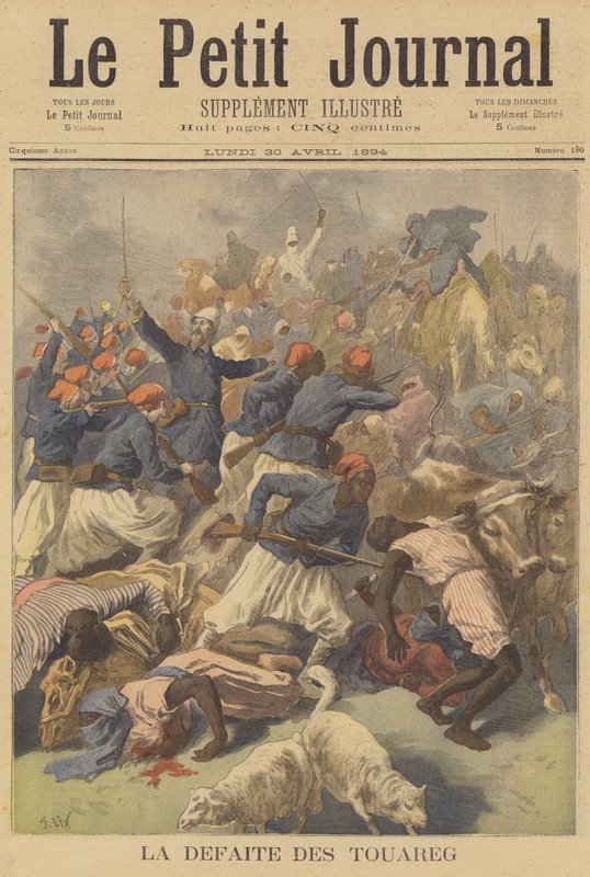Tuaregien tappio tekijältä after Frederic Theodore Lix