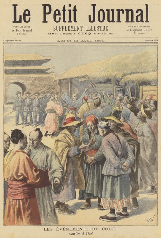 Levottomuudet Soulissa, Koreassa tekijältä after Frederic Theodore Lix