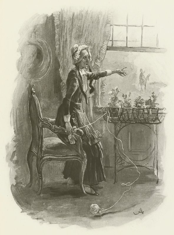Neiti Betsey Trotwood tekijältä after Frederick Barnard