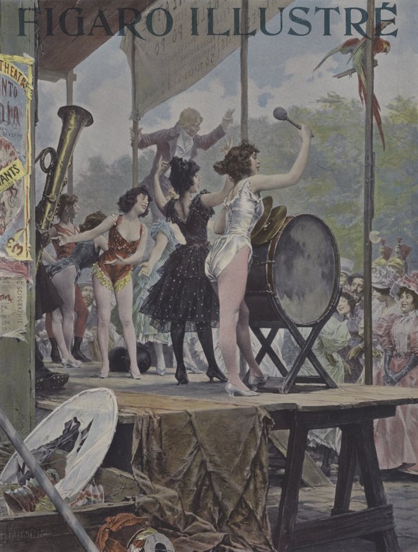 Paraati. Le Figaro Illustren kansi, marraskuu 1897 tekijältä after Frederik Hendrik Kaemmerer