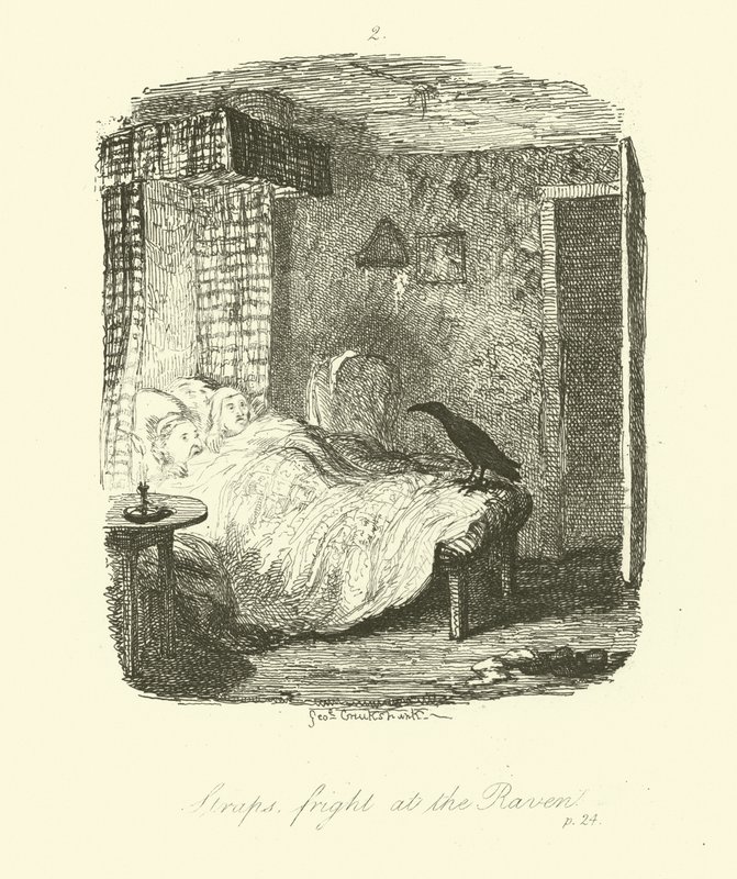Tobias Smollettin kuvitus Roderick Randomille tekijältä after George Cruikshank