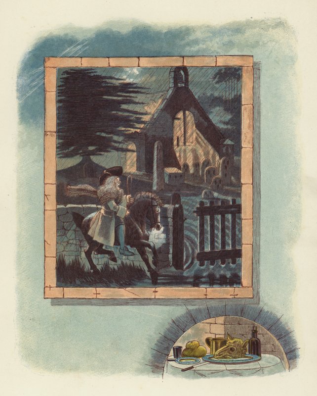 Robert Burnsin kuvitus Tam OShanterille tekijältä after George Cruikshank