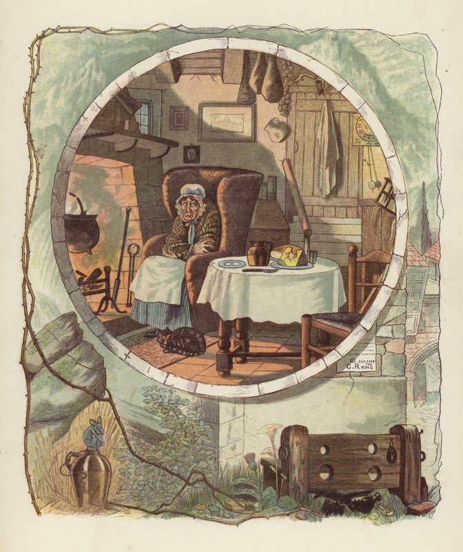 Robert Burnsin kuvitus Tam OShanterille tekijältä after George Cruikshank