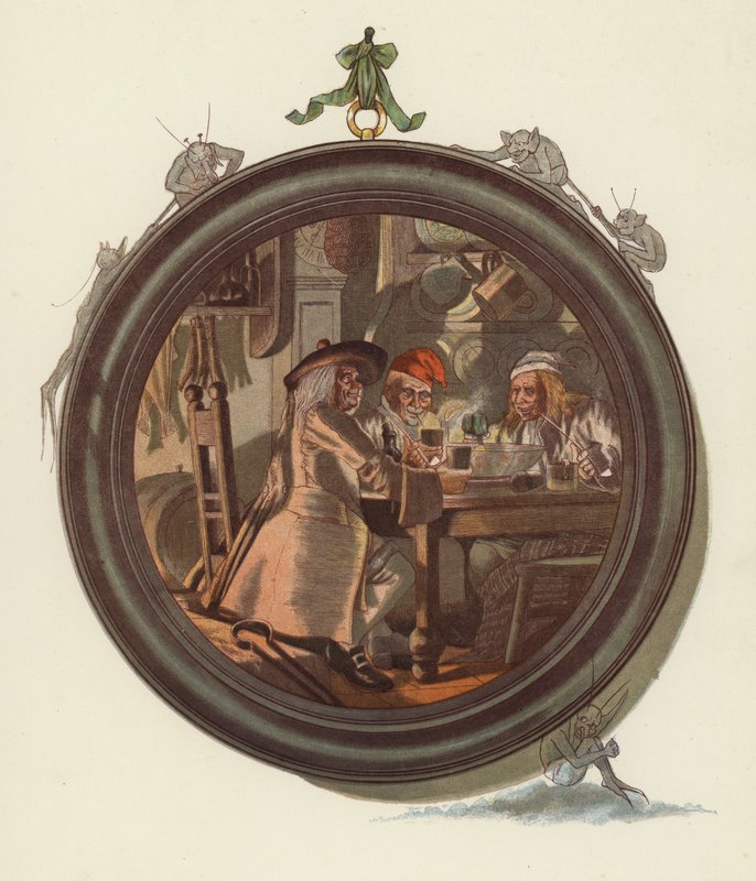 Robert Burnsin kuvitus Tam OShanterille tekijältä after George Cruikshank
