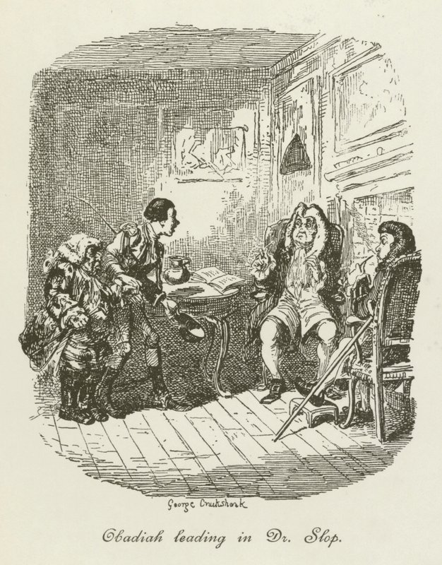 Kuvitus Tristram Shandylle tekijältä after George Cruikshank