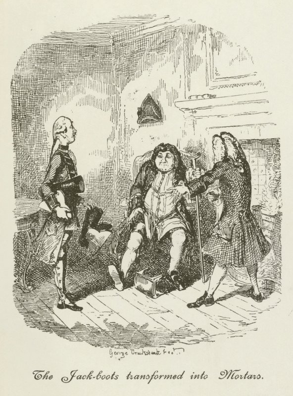 Kuvitus Tristram Shandylle tekijältä after George Cruikshank