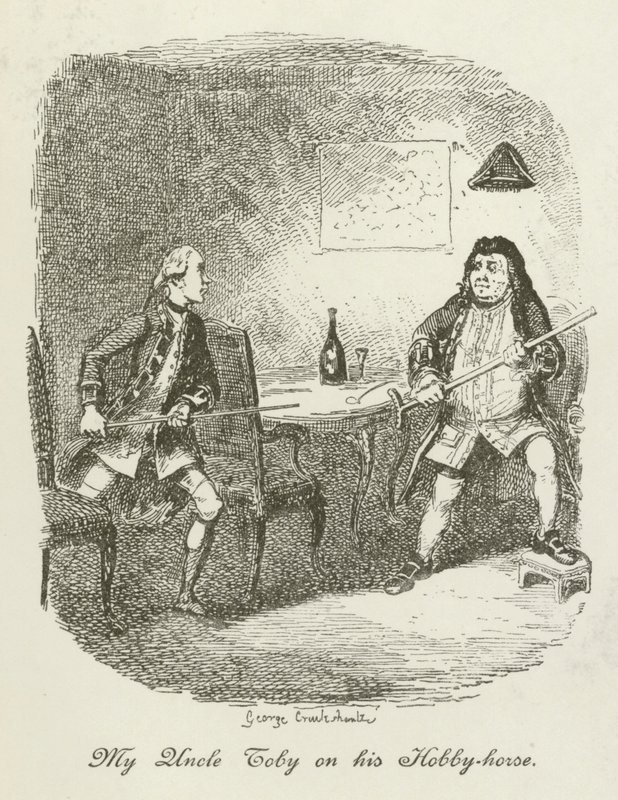 Kuvitus Tristram Shandylle tekijältä after George Cruikshank
