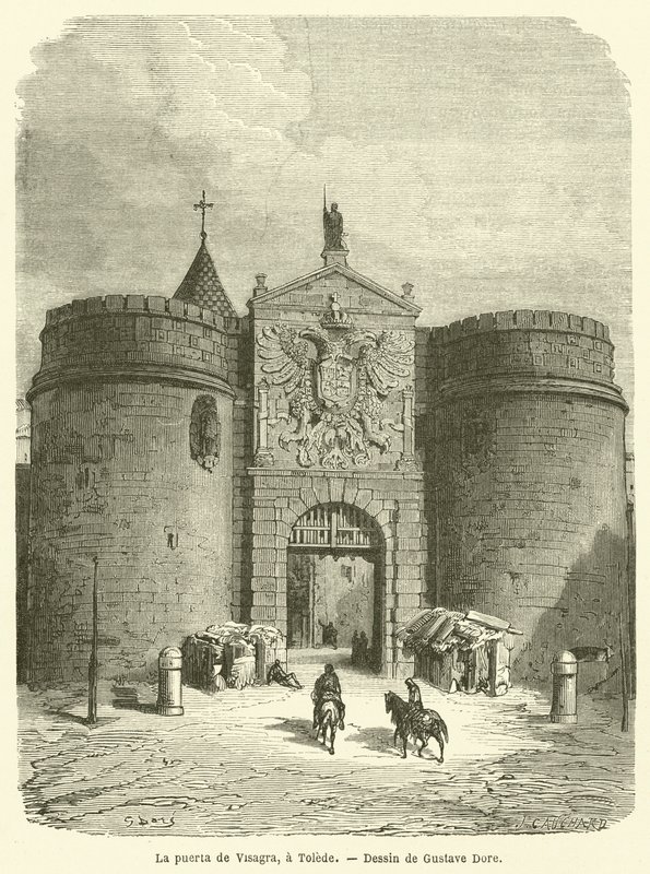 Bisagran ovi Toledoon tekijältä Gustave after Dore