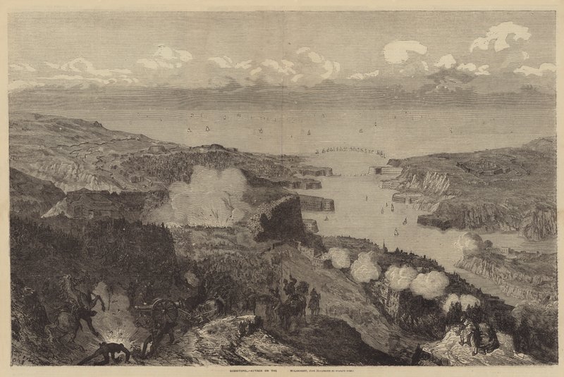 Sebastopol, hyökkäys Malakhoffiin, 18. kesäkuuta tekijältä Gustave after Dore