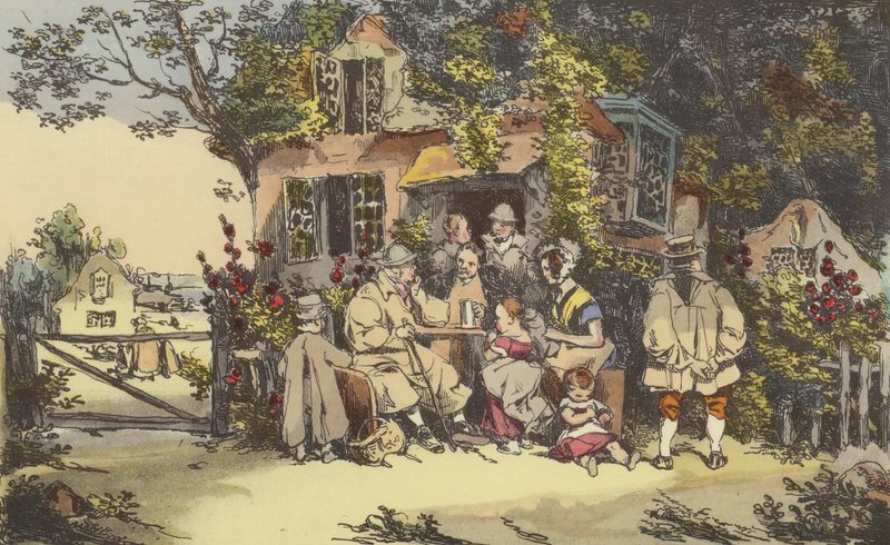 Viljelijöiden talo tekijältä after Henri Bonaventure Monnier