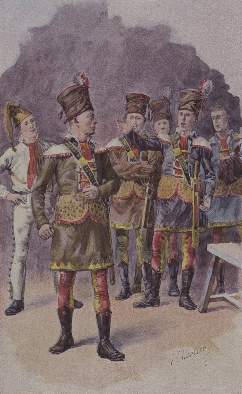 Kuvitus Memories of the School of Marsista tekijältä after Henri Georges Jacques Chartier