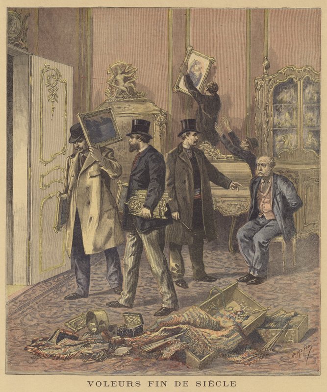 Rohkea ryöstö tekijältä after Henri Meyer