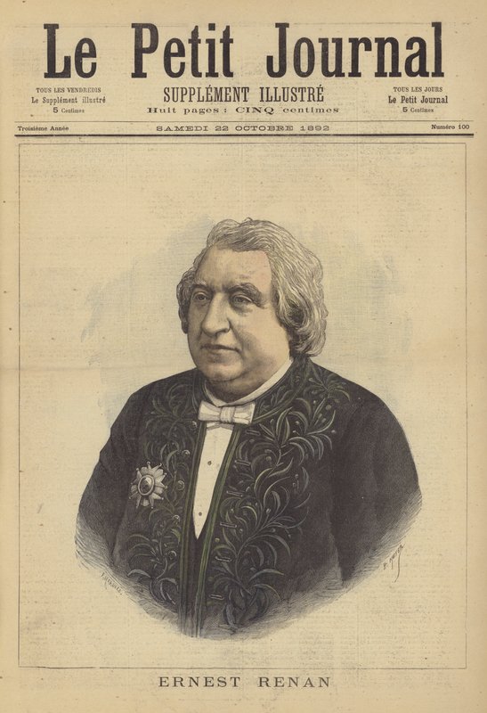 Ernest Renan tekijältä after Henri Meyer
