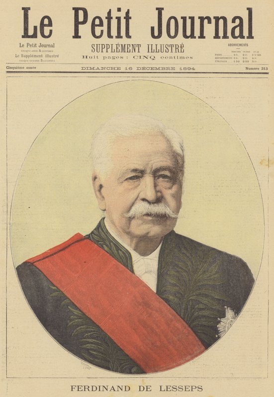 Ferdinand de Lesseps tekijältä after Henri Meyer