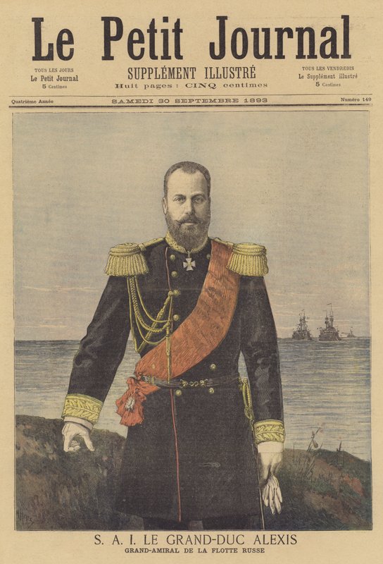 Suurherttua Aleksei, Venäjän laivaston suuramiraali tekijältä after Henri Meyer
