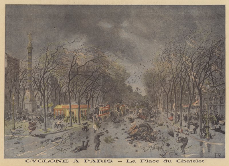 Myrskytuhot Place du Chatelet