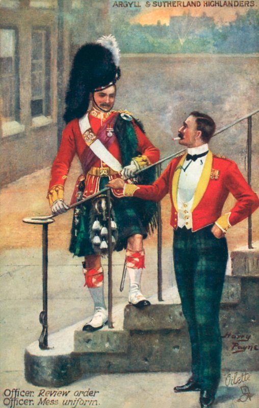 Argyll ja Sutherland Highlanders tekijältä after Henry A. Payne