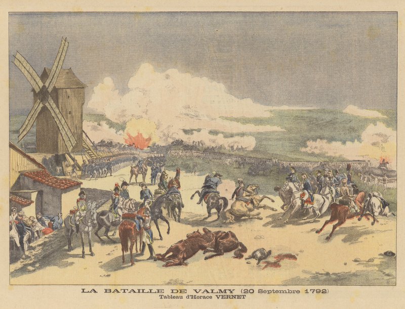 Valmyn taistelu (20.9.1792) tekijältä after Horace Vernet