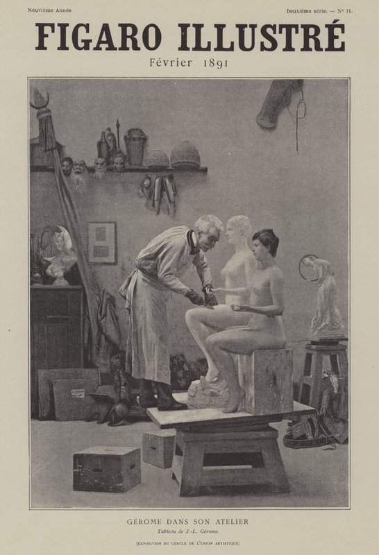 Gerome työpajassaan tekijältä after Jean Leon Gerome