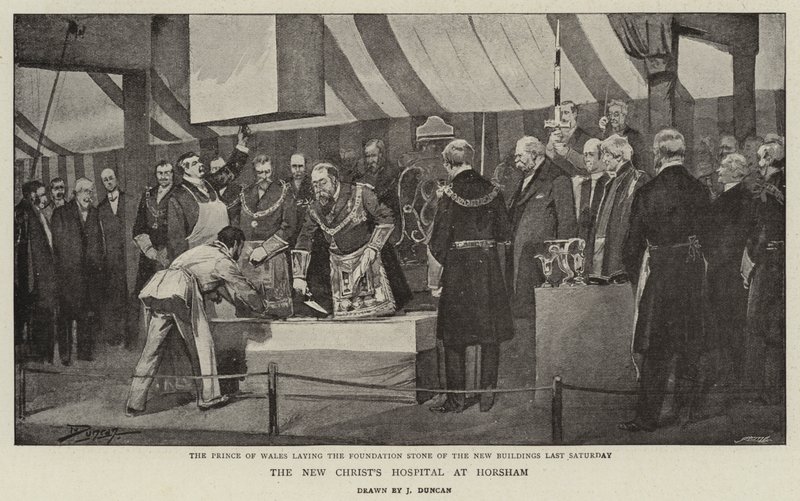Uuden Kristuksen sairaala Horshamissa tekijältä after John Duncan