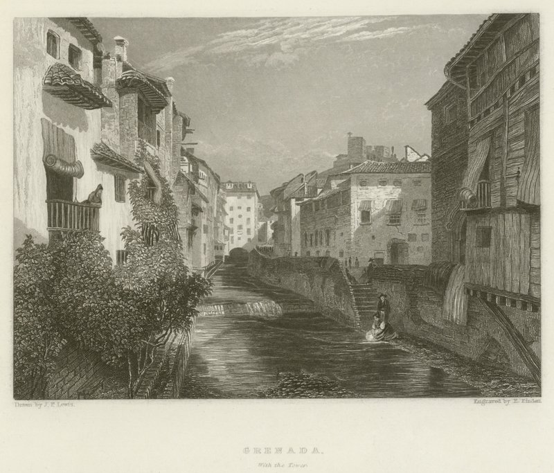 Grenada tornin kanssa tekijältä after John Frederick Lewis