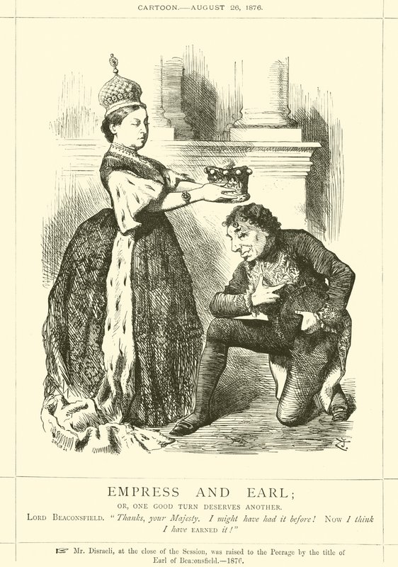 Keisarinna ja Earl; tai yksi hyvä käänne ansaitsee toisen tekijältä after John Tenniel
