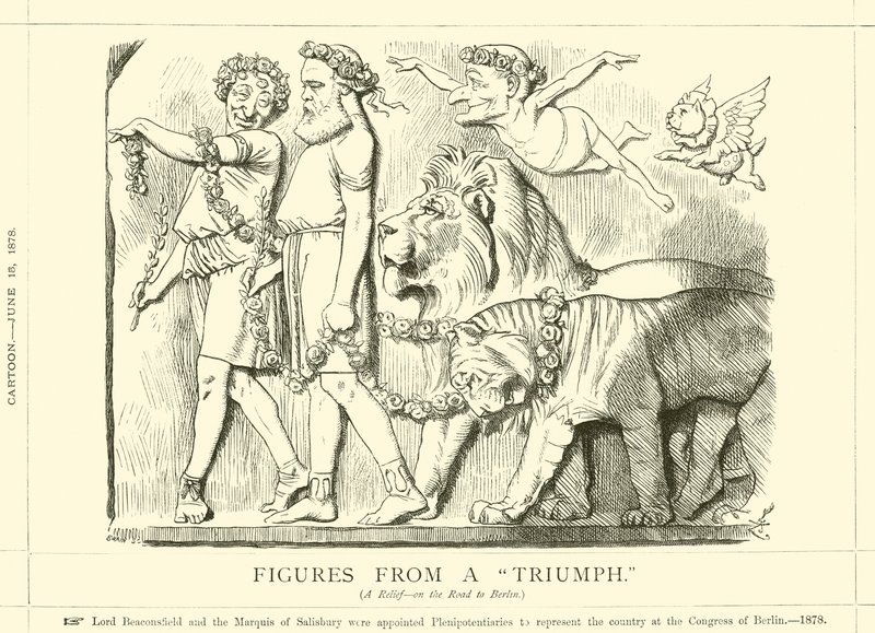 Figuurit Triumphista tekijältä after John Tenniel