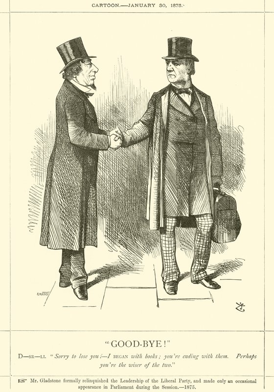 Hyvästi! tekijältä after John Tenniel