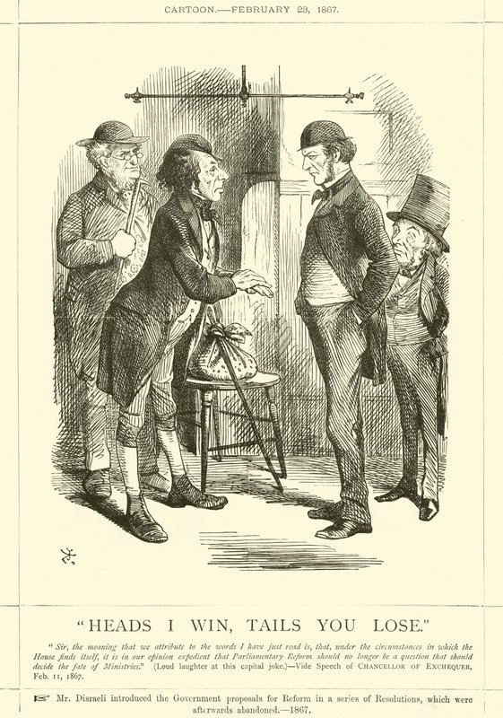 Päät voitan, Tails sinä häviät tekijältä after John Tenniel