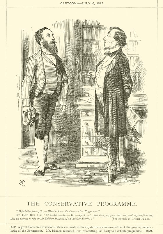 Konservatiivien ohjelma tekijältä after John Tenniel