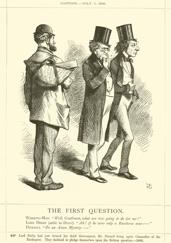Ensimmäinen kysymys tekijältä after John Tenniel