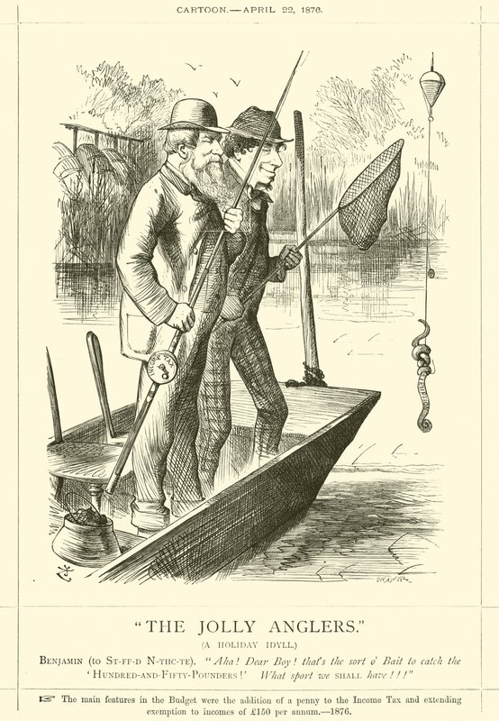 The Jolly Anglers, A Holiday Idyll tekijältä after John Tenniel