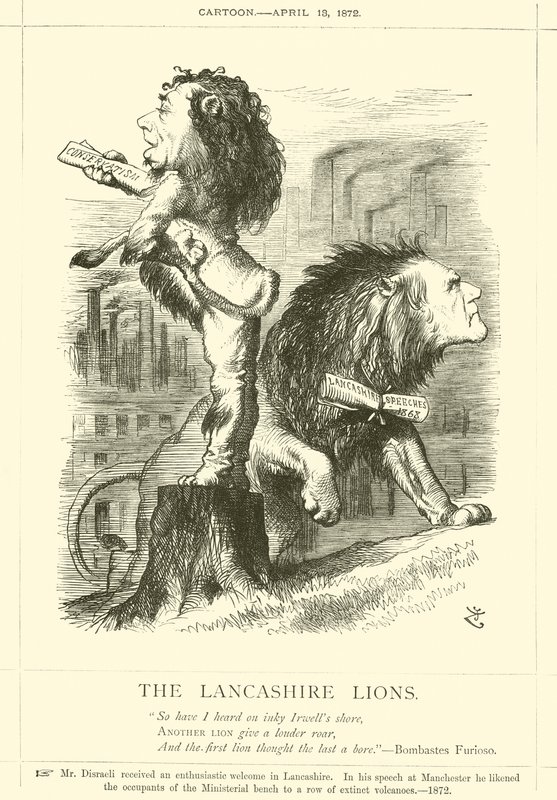 Lancashiren lionit tekijältä after John Tenniel