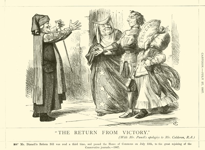 Paluu voitosta tekijältä after John Tenniel