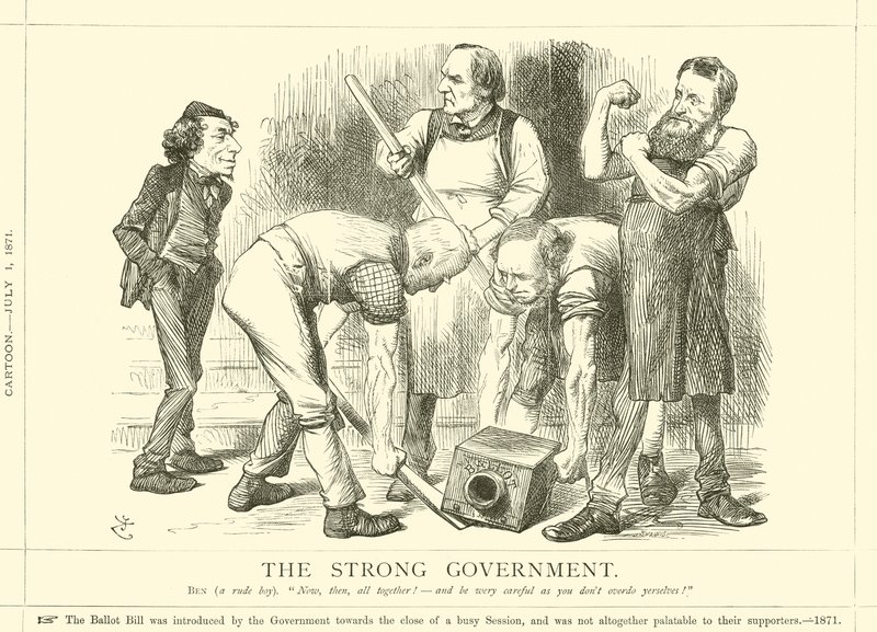 Vahva hallitus tekijältä after John Tenniel