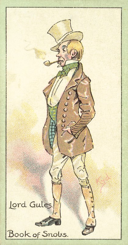 Lordi Gules, Snobien kirja (chromolitho) tekijältä after Joseph Clayton Clarke