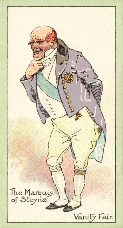 Steynen markiisi, Vanity Fair (chromolitho) tekijältä after Joseph Clayton Clarke