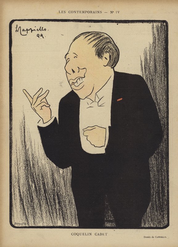 Coquelin Cadet, kuvitus Le Rirelle tekijältä after Leonetto Cappiello