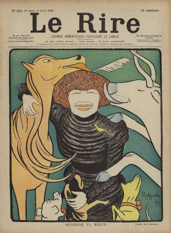 Kuvitus Le Rirelle tekijältä after Leonetto Cappiello