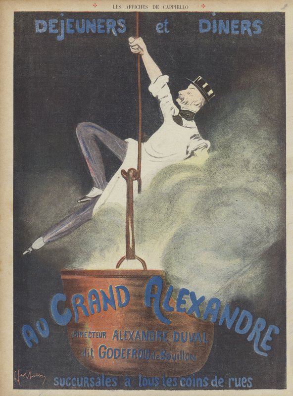 Cappiellon julisteet. Kuvitus Le Rirelle tekijältä after Leonetto Cappiello