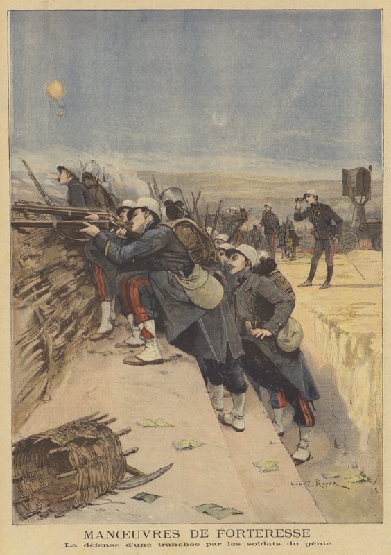 Ranskan armeijan liikkeitä tekijältä after Lionel Royer